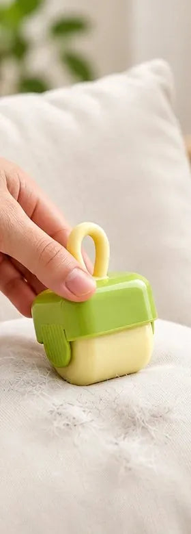 Sugar Cube Roller picking up lint on pillows